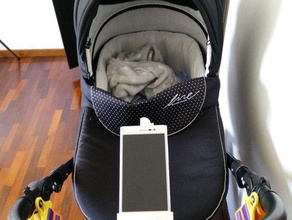 huawei ascend p7 poussette bébé bexa étui téléphone mobile 3d print model - Mito3D