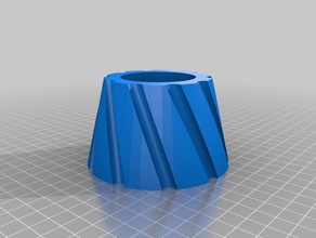 my customized helical pen holder generator office 3d print model - Mito3D