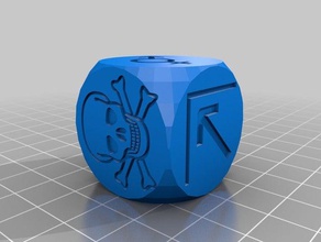 wowowcube dice customized 3d print model - Mito3D