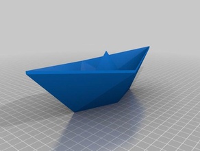 legoman boat vehicles float lego makeitfloat origami water 3d print model - Mito3D