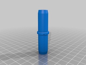 plastic pipe inline joint diy 3d print model - Mito3D