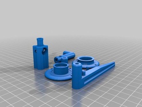 mini pocket Angelrute sport & im freien Fisch Angeln der Miniatur klein 3d print model - Mito3D