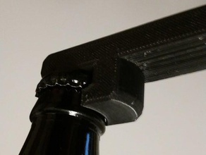 meilleur ajustement ouvreur de bouteille pas métal ménage abs la bière ouvre-porte mieux améliorée aucune pièce monnaie ouvert 3d print model - Mito3D