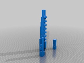 3 verschiedene Hochhäuser 3d-drucken Stadt futuristische Türme moderne Wolkenkratzer die 3d print model - Mito3D