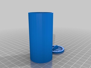rechargeable animal de compagnie fontaine à eau filtre d'autres ménage openscad les animaux utile 3d print model - Mito3D