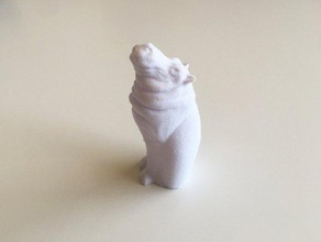 cat hippo 3d print model - Mito3D