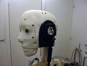 oreilles robot inmoov la robotique 3d touchbfb gael hairygael langevin le mécanisme myrobotlab imprimée prothèse 3d print model - Mito3D
