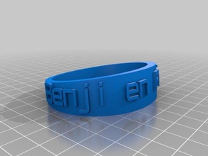 cindy bracelets customized 3d print model - Mito3D
