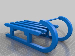 sledge sport & outdoors created freecad winter 3d print model - Mito3D