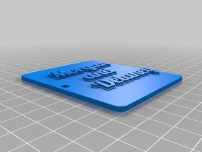 morga delaney organização personalizado 3d print model - Mito3D