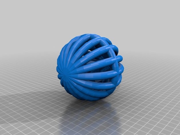 garip bir top şeklini cep 3D print model - Mito3D