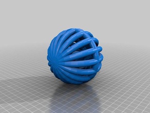 strana forma di palla telefonia mobile 3d print model - Mito3D