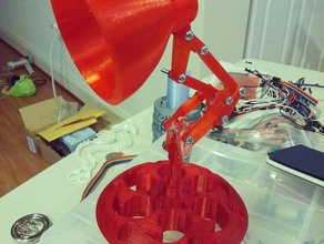 pixar lamp sharingan-inspired base sculptures 3d print model - Mito3D