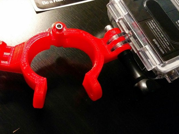 gopro 318 mount camera bike 3D print model - Mito3D