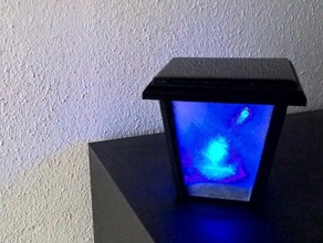 lanterna conjunto builder - combinar que você gosta decoração diodo emissor de luz lightitup microcontrolador a energia solar tealight 3d print model - Mito3D