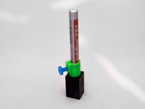 depth adjustment silhouette cameo pen holder art tools adjuster penholder portrait 3d print model - Mito3D