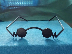 rwby professor ozpin óculos de cosplay 3d print model - Mito3D