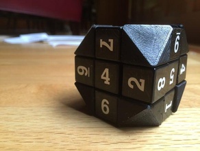 abgeschnitten rubik ' s cube corner Rätsel rubiks verzwicktes puzzle 3d print model - Mito3D