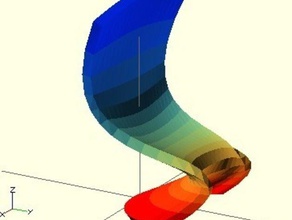 cobra presidente otros curva openscad 3d print model - Mito3D