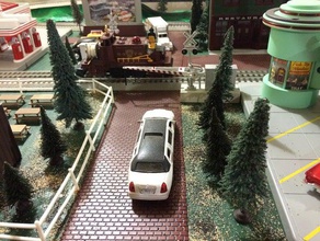 o scale tree base models lionel model railroad train 3d print model - Mito3D