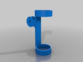 adj pixel tube mic stand holder type 2 3d printing 3d print model - Mito3D