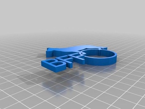 dog keychains customized 3d print model - Mito3D