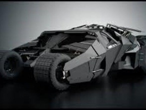 batman tumbler but one fully 3d printable if you use alot supports cleanup time vehicles t tu printing superhero 3d print model - Mito3D