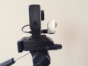 reflector microphone gopro audio hero 3d print model - Mito3D