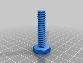 mi personalizados tuerca trabajo tornillo arandela roscada varilla de fábrica partes personalizado 3d print model - Mito3D