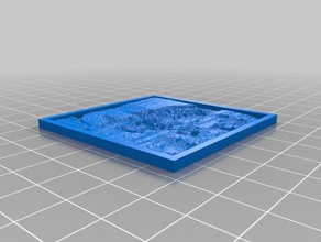 kandis piscina lithopane Arte en 2d personalizado 3d print model - Mito3D