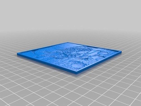 kandis pool large 2d art customized 3d print model - Mito3D