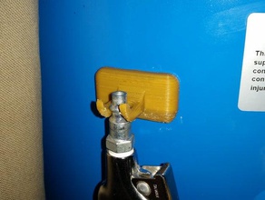 un raccord d'air cintre magnétique porte-outils & boîtes compresseur côté d' les raccords cintres crochet crochets pneumatique 3d print model - Mito3D
