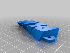 llavero piluka organizzazione su misura 3d print model - Mito3D