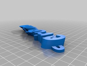 llavero carluchina organizzazione su misura 3d print model - Mito3D