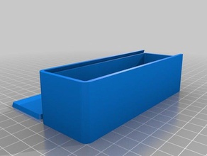box sliding lid tool holders & boxes customized 3d print model - Mito3D