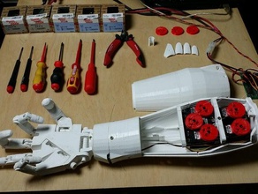servo roda inmoov robótica 3d print model - Mito3D
