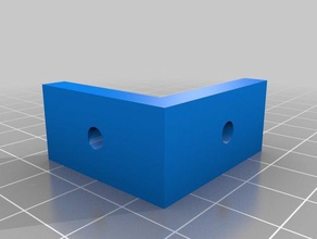 hex nut corner support 3d printing customized 3d print model - Mito3D
