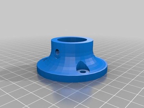 tubo flange de montagem do agregado familiar personalizado 3d print model - Mito3D
