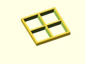 marco de la ventana las estructuras edificios 3d print model - Mito3D