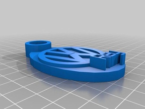 vw-mario Schlüsselanhänger kundengebundene 3d print model - Mito3D