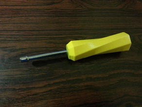 screwdriver handle hand tools hex nut magnet holder 3d print model - Mito3D