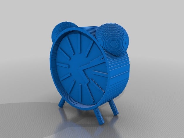 alarm clock 3D print model - Mito3D