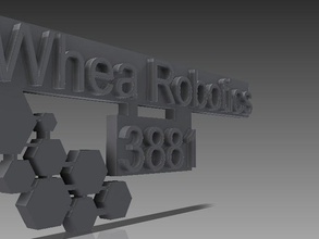 my high school robotics ream logo signs logos 3d print model - Mito3D