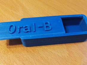 caja para cepillo de oral-b los contenedores personalizado 3d print model - Mito3D