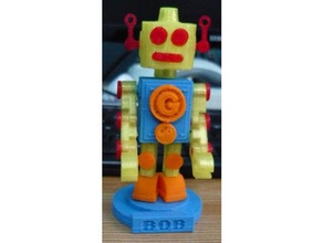articulated robot toys & games bot snap fit toy 3d print model - Mito3D