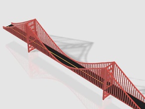 golden gate bridge de san francisco bâtiments et structures pont fran la porte or seetheworld 3d print model - Mito3D