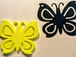 spring butterfly Sache Kunst Schmetterling Frühling 3d print model - Mito3D