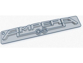 opel ampera trousseau de clés porte-clés l'ampera 3d print model - Mito3D