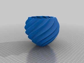 mi personalizados florero cuadrado de la copa pulsera del generador decoración personalizado 3d print model - Mito3D