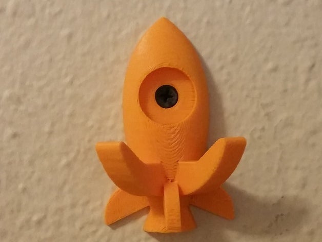 rocket coathook organization 3D print model - Mito3D